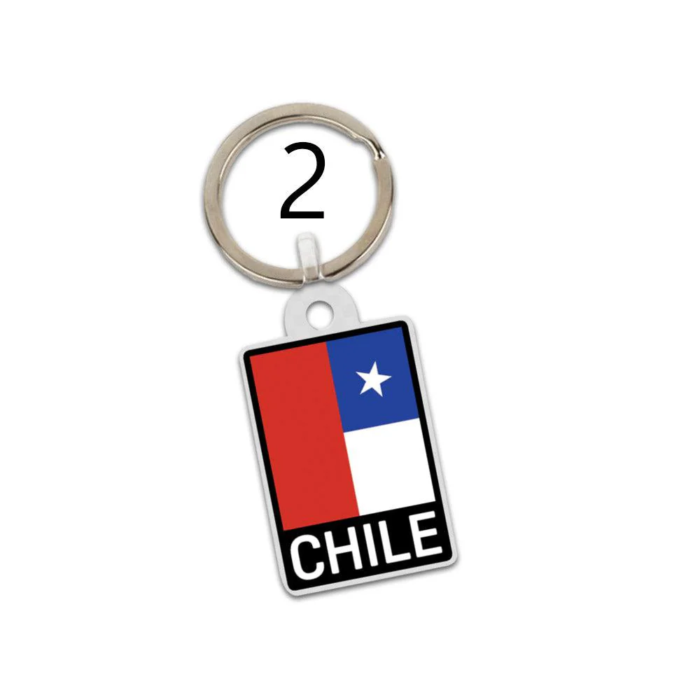 Chile Acrylic Keychains - Image 2
